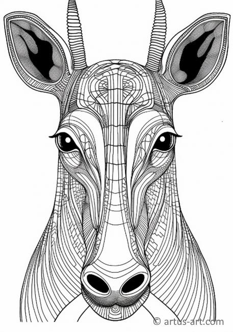 Okapi Malvorlage